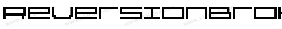 ReversionBroken SemiBold字体转换